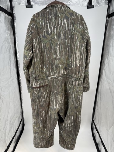 Vtg Liberty Coverall Mens 2XL Realtree Camo Quilted Lined Hunting XXL USA - Picture 7 of 9