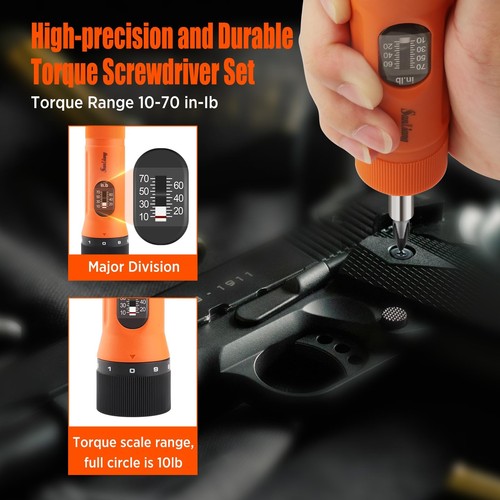 36Pcs Torque Screwdriver Wrench Driver Set 10-70 Inch Pounds lbs with 29 S2 B... - Picture 3 of 7