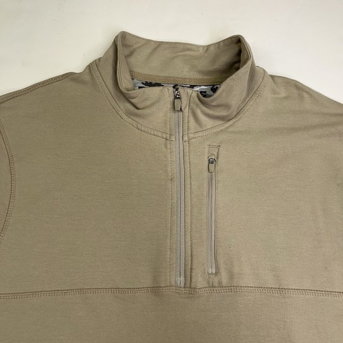 Cannae Pro Gear Herren 1/4 Zip Sweater Gr. Large Tactical Pullover Desert Brown - Bild 5 von 11