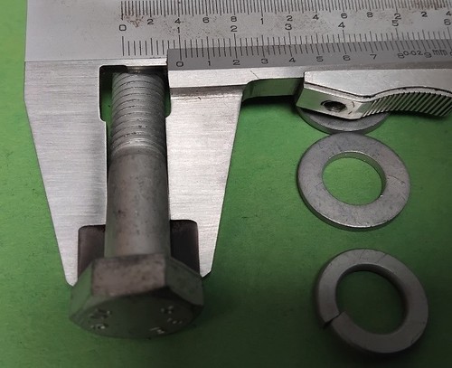 Tractor Power PTO Shaft Shear Bolt M10 x 50 10.9 Grade + Lock Nut + Anti Rust - Picture 2 of 12