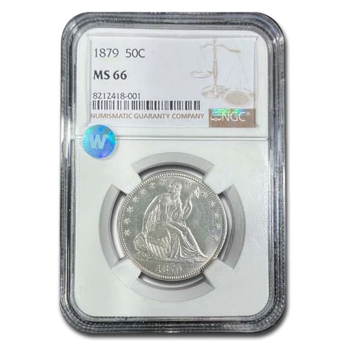 1879 Liberty Seated Half Dollar MS-66 NGC