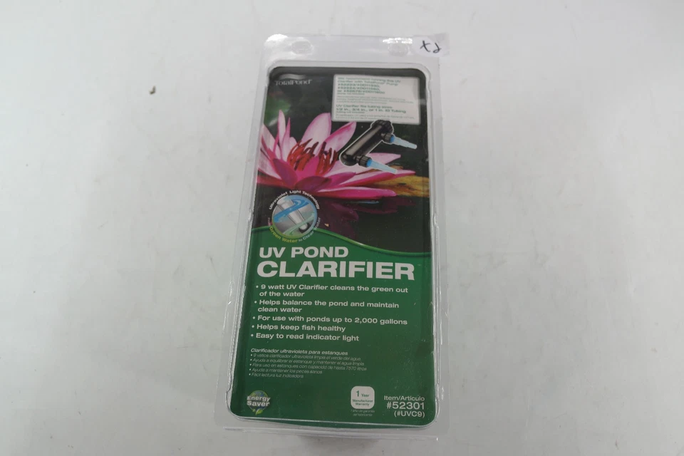 Total Pond 9W Clarificador UV Esterilizar Bombilla de Agua Tecnología Limpio Fresco Foto 2 de 4