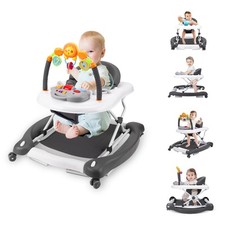 Baby Walker, 5-in-1 Baby Walkers for Boys and Girls 6-12 Months with Bouncer,...