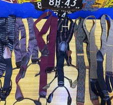 Vtg Braces/Suspenders: Pelican USA CAS W. Germany; Lot Of 6