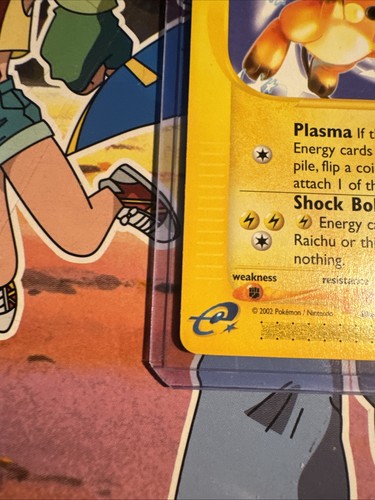 Raichu Expedition Base Set 25/165 Reverse Holo Rare Pokemon Card WOTC - Picture 4 of 14