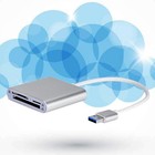 USB 3.0 Reader 3 in 1 Aluminium Superspeed Micro / / CF USB-Leser für