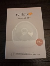 Willow Go Flange Set Size 27mm 2 Pack Dishwasher Safe New