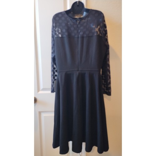 Nuevo con etiquetas Vestido Midi Love X Design Stella & Dot Negro Talla 1X Elegante Talla Grande - Imagen 4 de 16