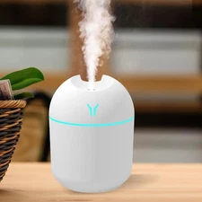 1pc 250ml USB Mini Air Humidifier & Essential Oil Aroma Diffuser with LED - NEW