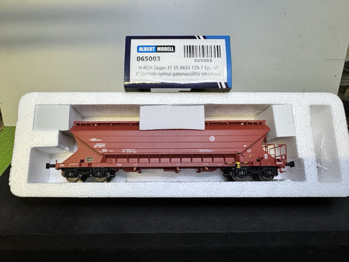 ALBERT MODELL 065003 H-RCH Rail Cargo Hungaria Carro Tramoggia Grain Cereali - Afbeelding 6 van 6