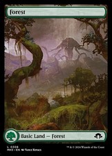 Lot of 20x Forest #308 - MH3 Modern Horizons 3 - MTG Magic FULL ART Land NM