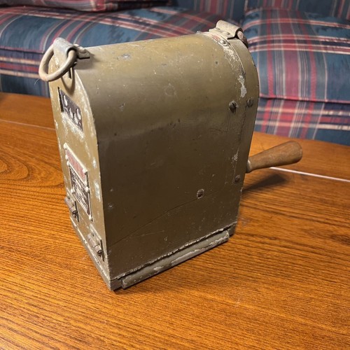 WWII Type 21 Hand Crank Dynamo for Type 94 No.6 Radio Mitsubishi Military Rare - Picture 4 of 10