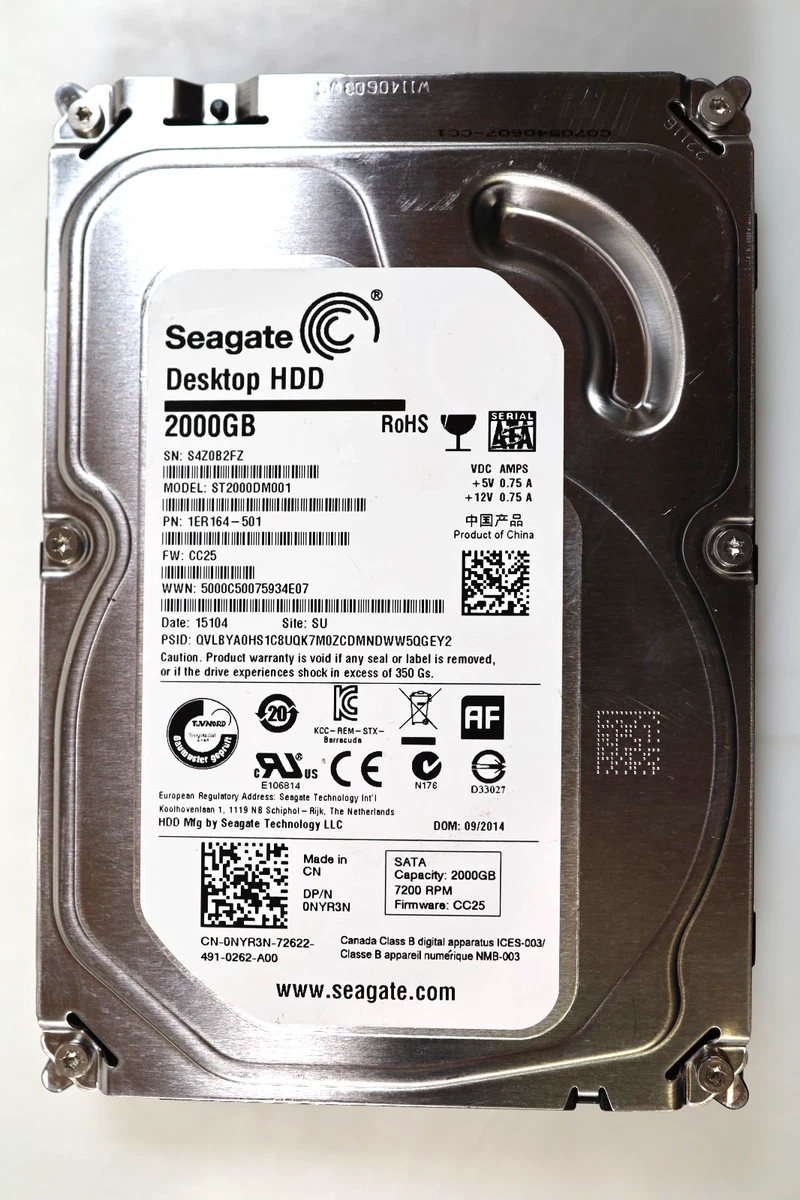 Seagate Barracuda St2000dm001 2tb for sale | eBay