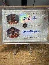 2024 Topps Motif Legends Of The Court Dual Sig Hakeem Olajuwon Calvin Murphy 1/1