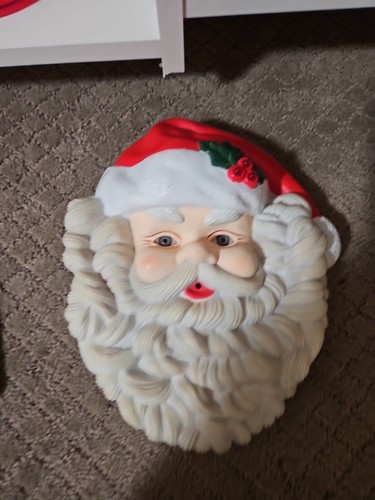 Telco Santa Face 1995 mit Spieluhr Wandbehang. Bewegungssensorik  - Bild 1 von 3