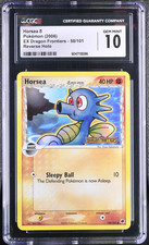2006 Pokemon EX Dragon Frontiers Horsea Stamped Reverse Holo 50/101 CGC 10