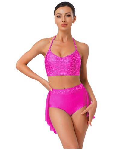Mujeres Ropa de Baile Morden Conjunto Vestido de Ballet Falda Baile Sin Mangas Cuello en V Prenda para el torso - Imagen 52 de 95
