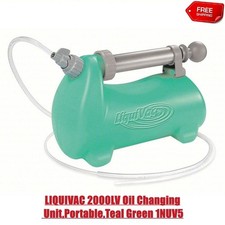 LIQUIVAC 2000LV Oil Changing Unit,Portable,Teal Green 1NUV5