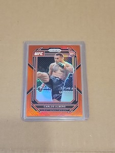 2023 PANINI UFC #134 CARLOS ULBERG RED PRIZM 54/199 ROOKIE CARD RC Slevd TopLoad