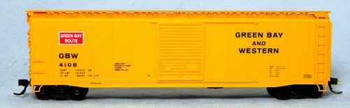 HO Accurail #4108 50' Single Door Steel Boxcar GB&W #4108 Built Up - Picture 4 of 5