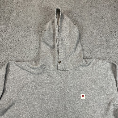 Best Made Co. Pullover Hoodie Men 2XL Metal Snap Button 100% Cotton Grey - Picture 4 of 11