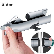 Sliding Rail Shower Head Holder with Easy Clamp Installation for 18 25mm