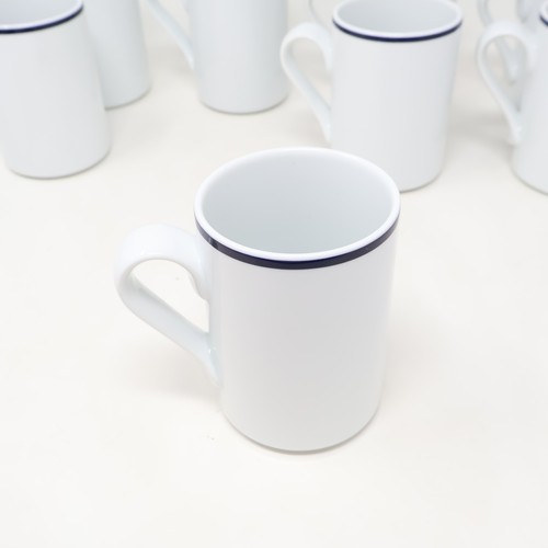 Dansk Christianshavn Blue Mug Bistro Portugal Set of 8 Cups Coffee Porcelain - Picture 5 of 8