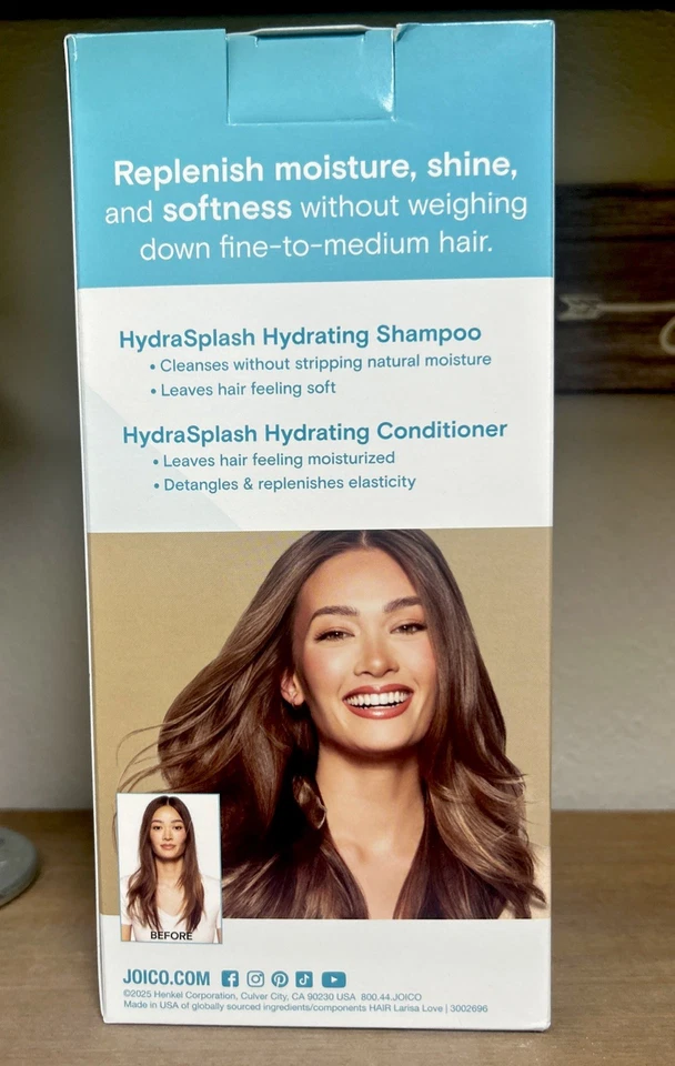 Joico Lightweight Hydration Duo Shampoo & Conditioner NIB - Image 2 of 3