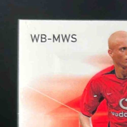 2002 Upper Deck Manchester United #WB-MWS Wes Brown UD Match Worn Shirt - Picture 7 of 10