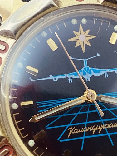 Uhr Vostok Komandirskie Wostok Vintage Armbanduhr UdSSR selten sowjetisch #8743 - Bild 5 von 24