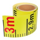  Selbstklebender Wasserstandsanzeige-Aufkleber: 10 cm x 3 m Wassermessband für