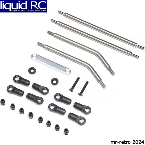 Axial Racing -2204 Front Upper/Lower Links Set Titanium: AXP8