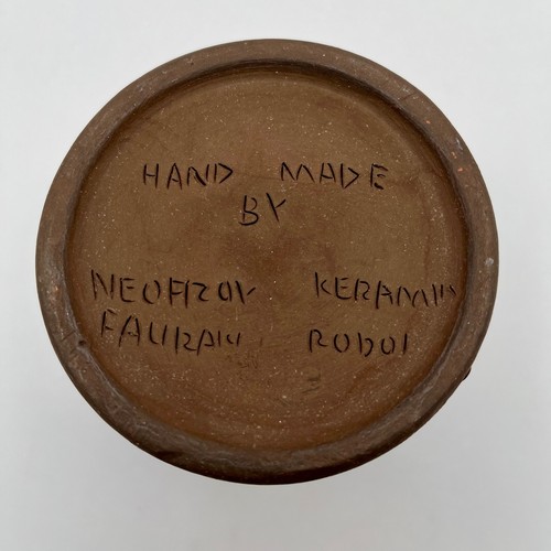 Handcrafted Pottery Mug Deer Design Greece Neofitou Faliraki Keramilk Rodos - Picture 7 of 10
