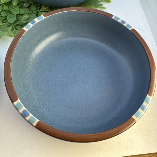 Set of 4 - Dansk Mesa International Design Sky Blue Soup Bowls Southwestern - Picture 5 of 14
