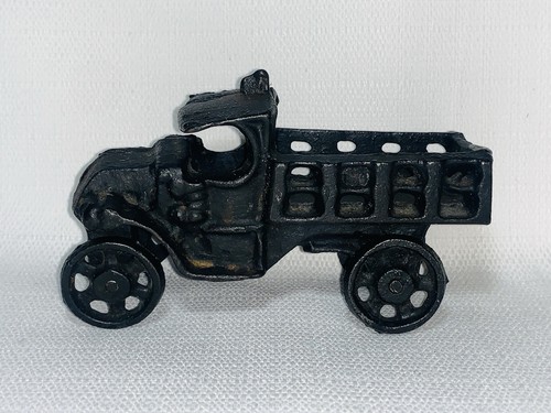 Vintage Spielzeug Gusseisen Pickup Rungenwagen 20er Jahre Antik - Bild 1 von 11