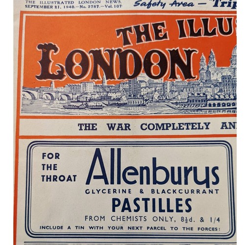 Vintage Illustrated London News Magazine Issue History September 21, 1940 - Picture 3 of 12