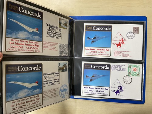 Concorde first day covers. 50 + in album F90 - Picture 5 of 12