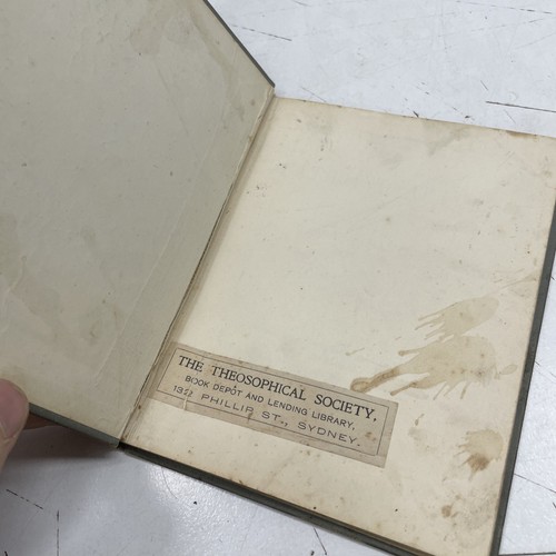 ORIGINAL ANTIQUE Novel Book Annie Besant Death And After? Theosophical Manuals - Foto 4 di 10