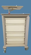 Milcare Emergency Cart w/ Tray + 5 Drawers