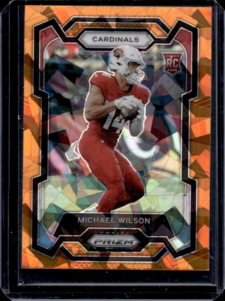 2023 Panini Prizm Michael Wilson RC Orange Ice Rookie #303