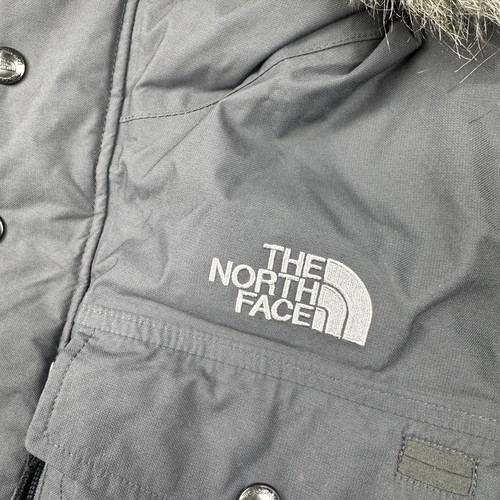 The North Face Hyvent Hooded Goose Down Gotham Parka Puffer Jacket Gray Mens XL - Picture 2 of 17
