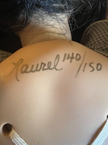 "Muñeca Laurel de Linda Mason 20"" porcelana con cuerpo suave 140 de 150 certificado de autenticidad" - Imagen 14 de 16