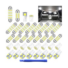 32 Pieces Dome Light LED Car Interior Bulb Kit Set T10 DE3175 White