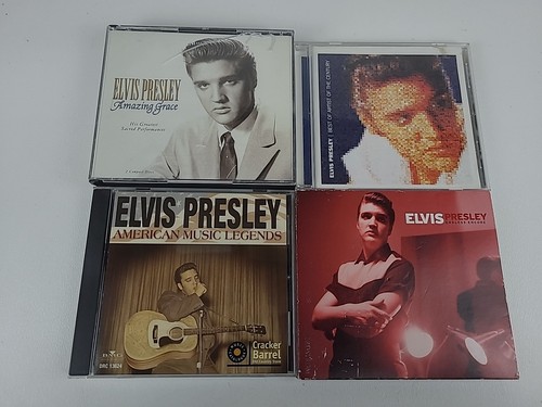 Lot 4 Elvis Presley CDs Best Of American Music Legends Amazing Grace *POLISHED*
