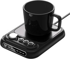 Coffee Mug Warmer with 5 Temps, Coffee Cup Warmer for Desk Faster Heat-Up