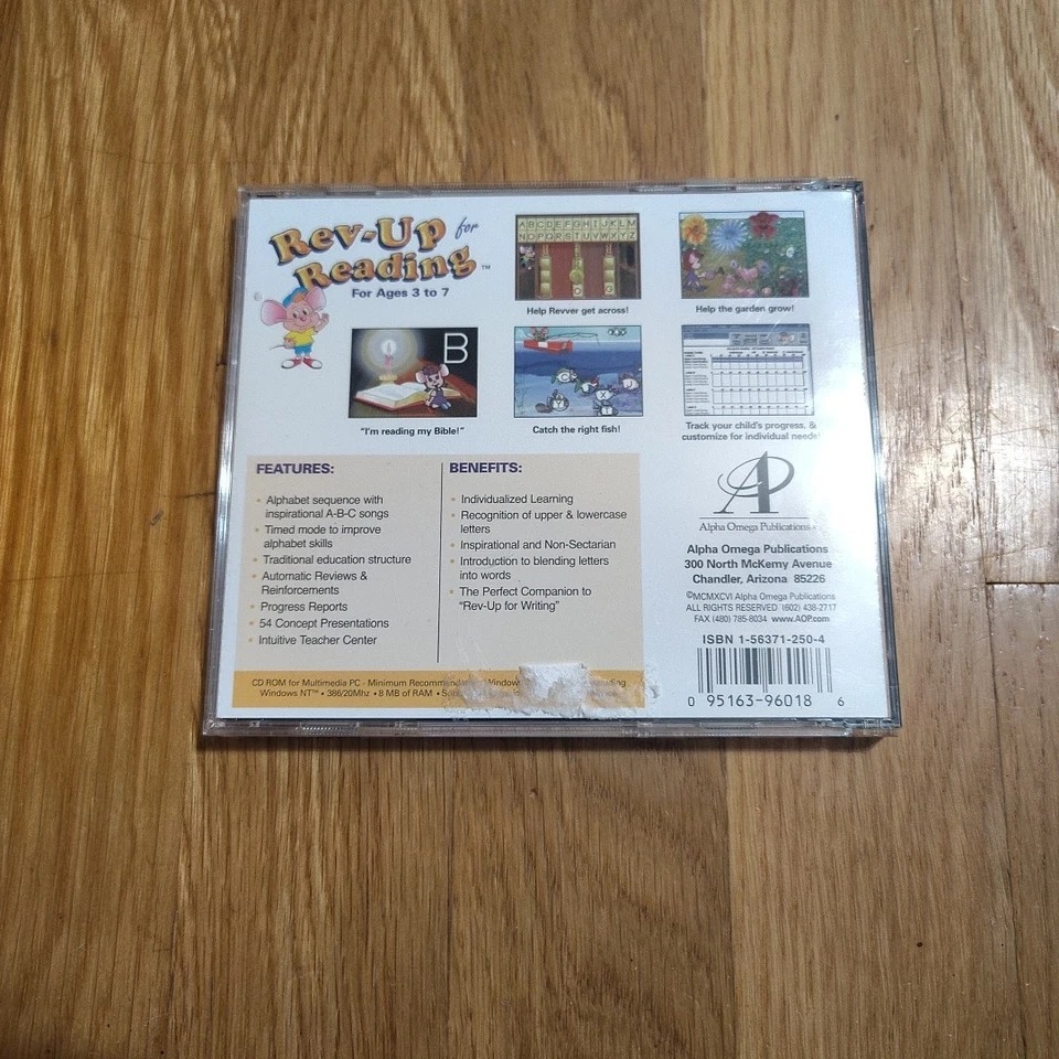 Rev Up for Reading (Windows CD-ROM Multimedia) - Image 2 of 3