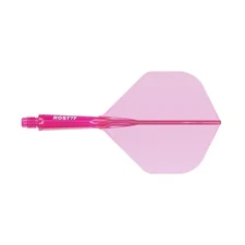 CUESOUL ROST 77 Integrated Shaft & Flight - Big Standard Long - Transparent Pink