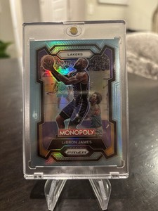 2023-2024 PANINI PRIZM NBA MONOPOLY #40 LEBRON JAMES LIGHT BLUE PARALLEL  /199