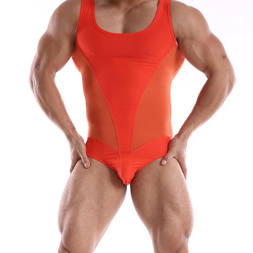 Herren Stretchig Sport Gym Turnanzug Body Overall Eng Body Shaper Unterhemd - Bild 10 von 10