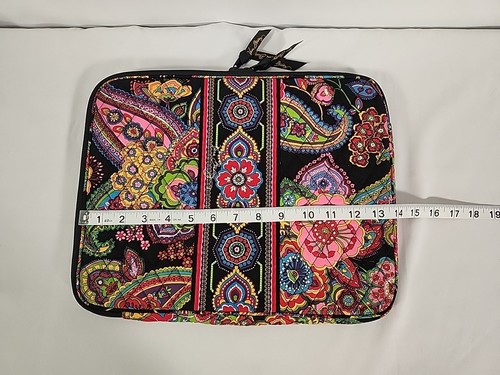 Vera Bradley Symphony in Hue Laptop IPad Padded Sleeve Zip Around Case Retired - Picture 7 of 8